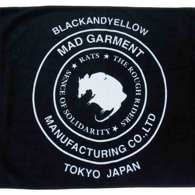 RATS ラッツ 20RA-0509 SPORTS TOWEL ロゴ バスタオル ブラック系【新古品】【未使用】【中古】