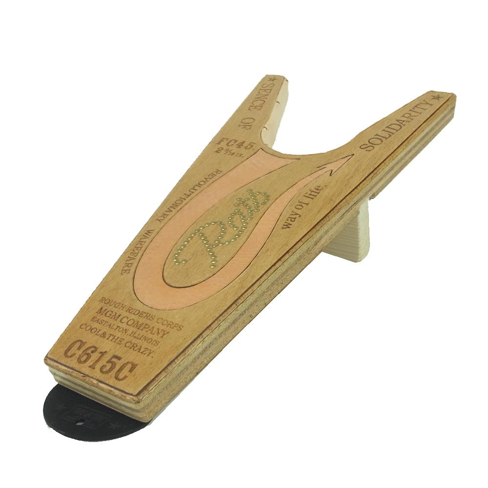 RATS ラッツ × M＆M エムアンドエム Boots Jack 木製 レザー ブーツ ジャック ブラウン系【美品】【中古】