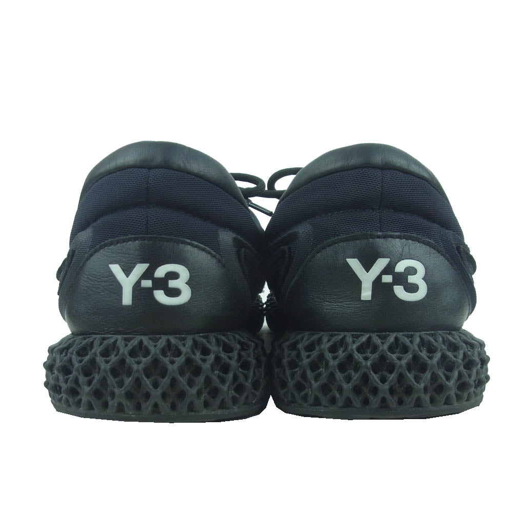 Yohji Yamamoto ヨウジヤマモト Y-3 ワイスリー 20SS FU9207 4D Runner ランナー ローカット スニーカー ブラック系 28.5cm【中古】