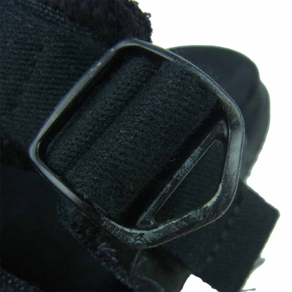 PORTER CLASSIC ポータークラシック 18SS PC KENDO CANVAS SPARTACUS キャンバス スパルタカス ダメージ加工 スエード サンダル ブラック系 実寸約28cm【中古】