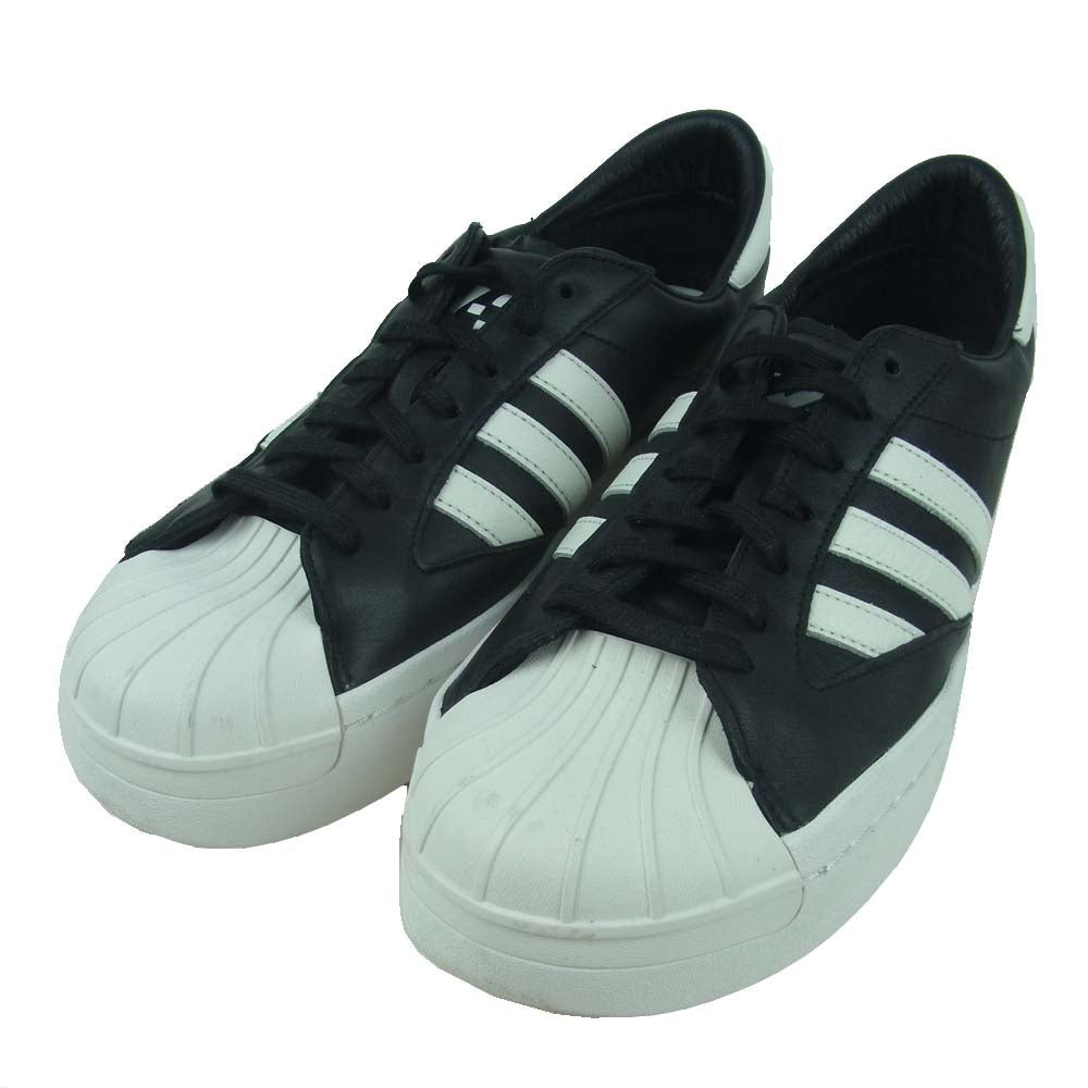 Yohji Yamamoto ヨウジヤマモト Y-3 ワイスリー H02578 YOHJI STAR ヨウジスター スーパースター ローカット スニーカー ブラック系 ホワイト系 27.5cm【美品】【中古】