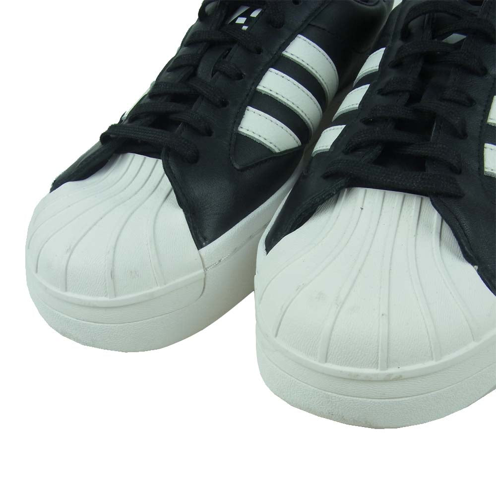 Yohji Yamamoto ヨウジヤマモト Y-3 ワイスリー H02578 YOHJI STAR ヨウジスター スーパースター ローカット スニーカー ブラック系 ホワイト系 27.5cm【美品】【中古】