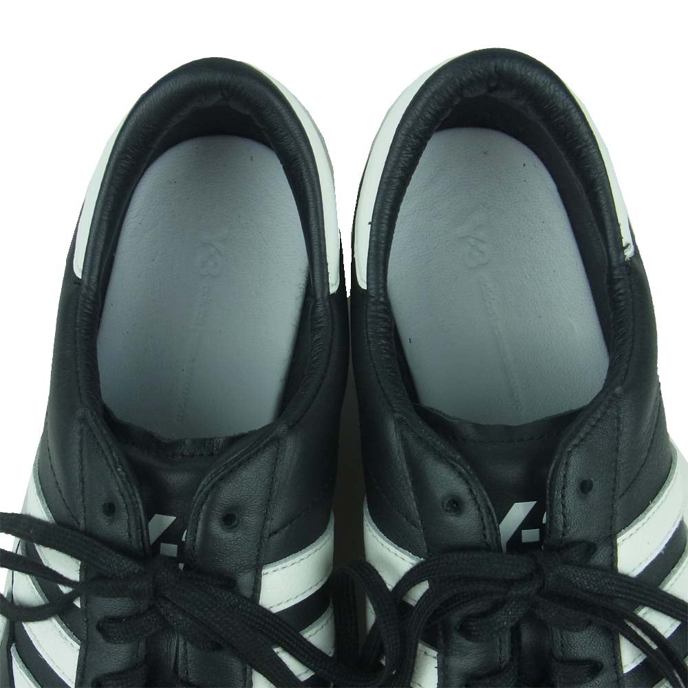Yohji Yamamoto ヨウジヤマモト Y-3 ワイスリー H02578 YOHJI STAR ヨウジスター スーパースター ローカット スニーカー ブラック系 ホワイト系 27.5cm【美品】【中古】