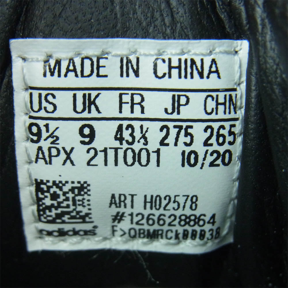 Yohji Yamamoto ヨウジヤマモト Y-3 ワイスリー H02578 YOHJI STAR ヨウジスター スーパースター ローカット スニーカー ブラック系 ホワイト系 27.5cm【美品】【中古】