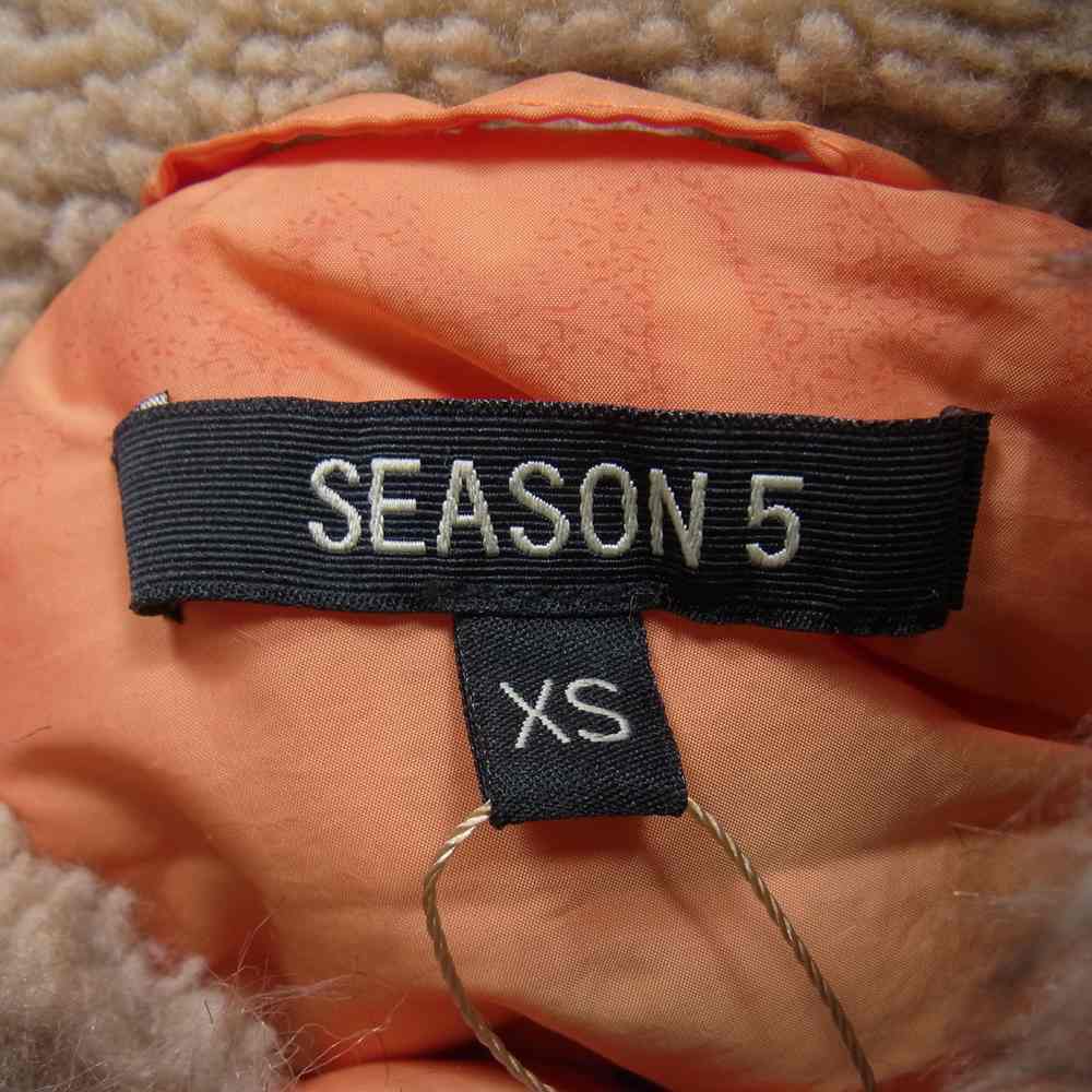 イージー KW5U6064 6C2 Season 5 シーズン5 カモフラ 迷彩 ファー付き ブルゾン グリーン系 XS【新古品】【未使用】【中古】