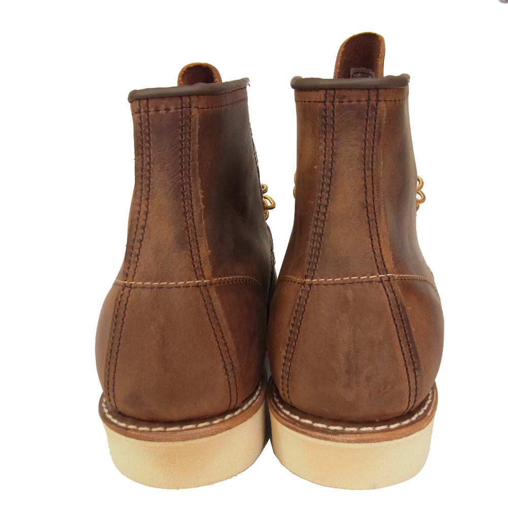 RED WING レッドウィング 8876 クラシック モックトゥ カッパーラフアンドタフ ブーツ ブラウン系 9 1/2E【新古品】【未使用】【中古】