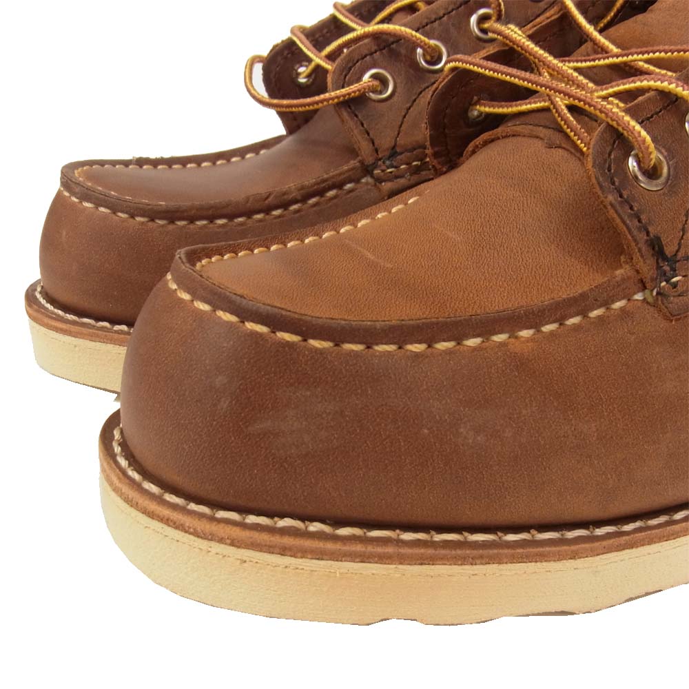 RED WING レッドウィング 8876 クラシック モックトゥ カッパーラフアンドタフ ブーツ ブラウン系 9 1/2E【新古品】【未使用】【中古】