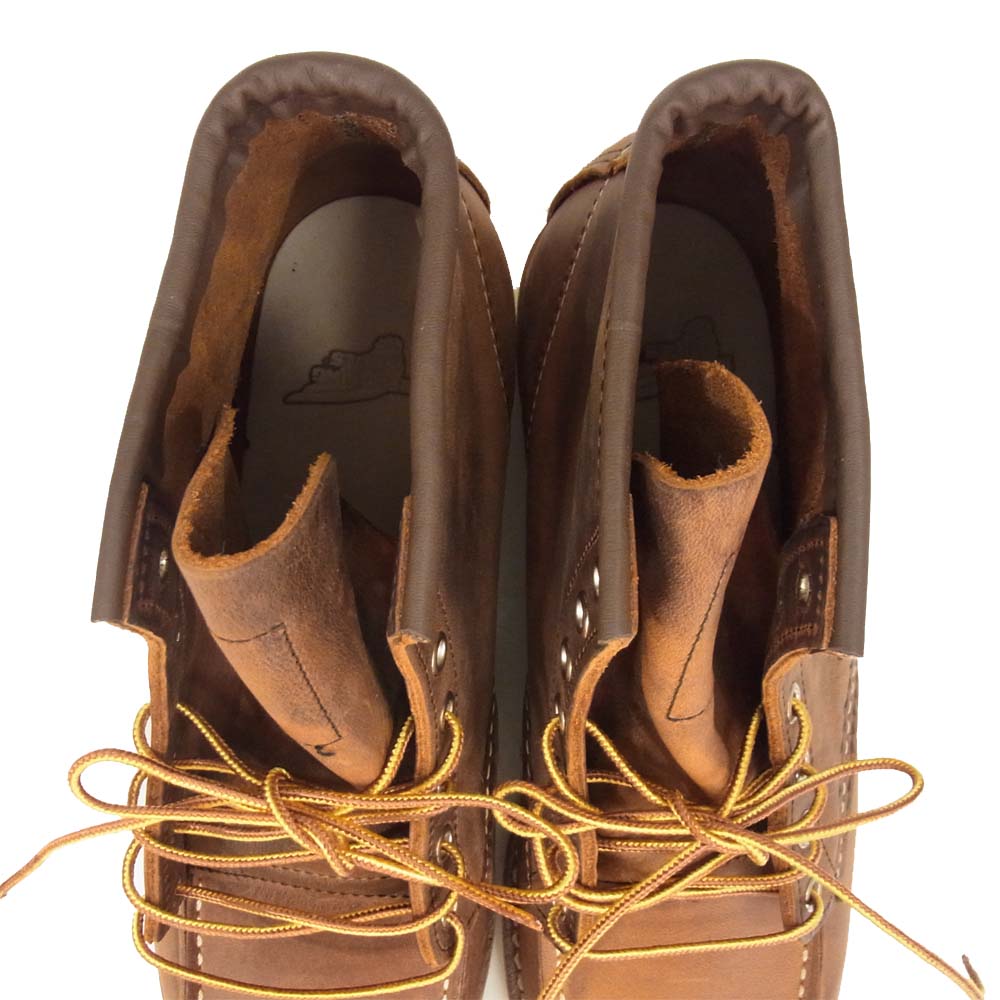 RED WING レッドウィング 8876 クラシック モックトゥ カッパーラフアンドタフ ブーツ ブラウン系 9 1/2E【新古品】【未使用】【中古】
