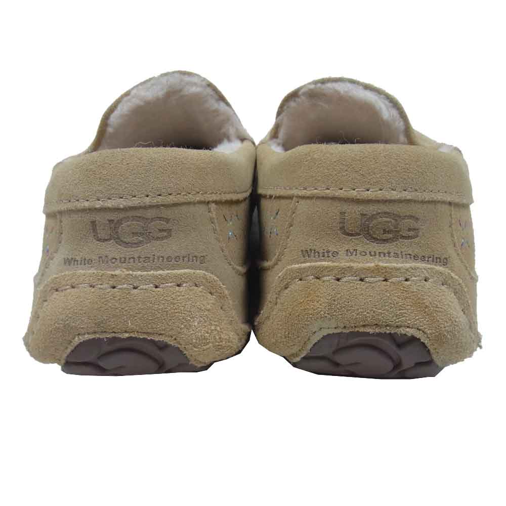 UGG アグ WHITE MOUNTAINEERING ホワイトマウンテニアリング M ASCOT WM スエード レザー モカシンシューズ ベージュ系 29㎝【中古】