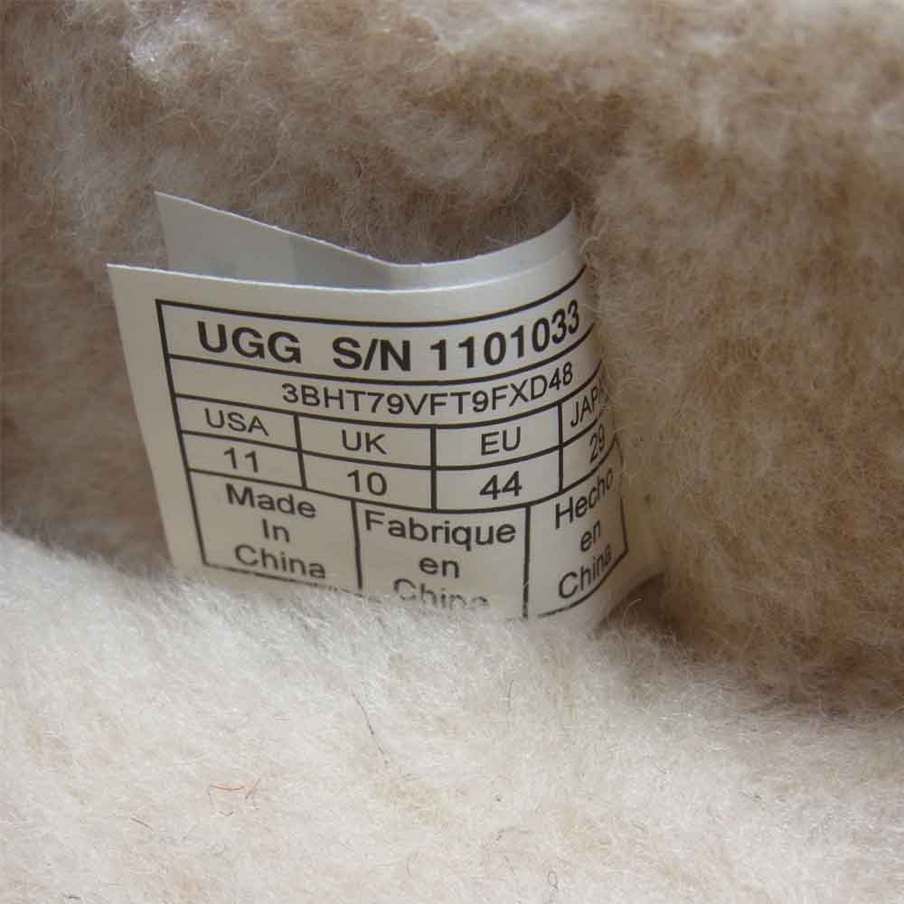 UGG アグ WHITE MOUNTAINEERING ホワイトマウンテニアリング M ASCOT WM スエード レザー モカシンシューズ ベージュ系 29㎝【中古】