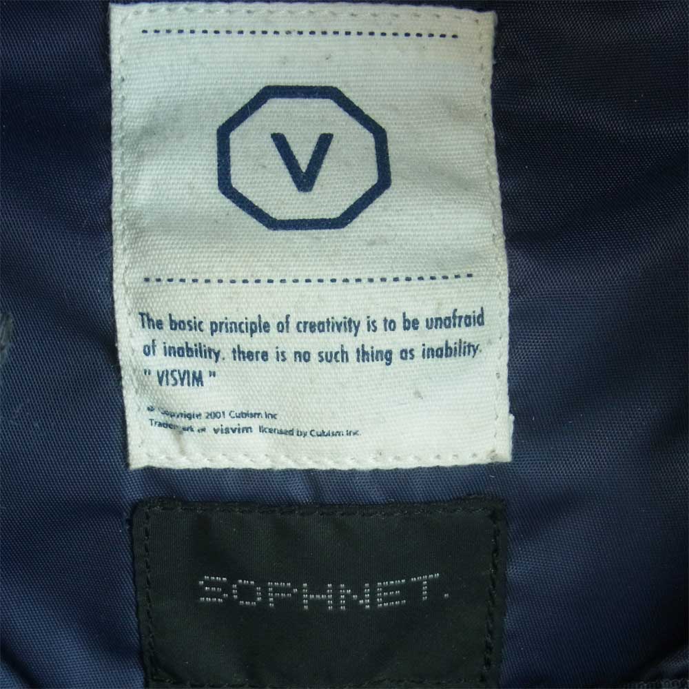 VISVIM ビズビム SOPHNET ソフネット BALLISTIC 20L バリスティック バックパック リュック ネイビー系【中古】
