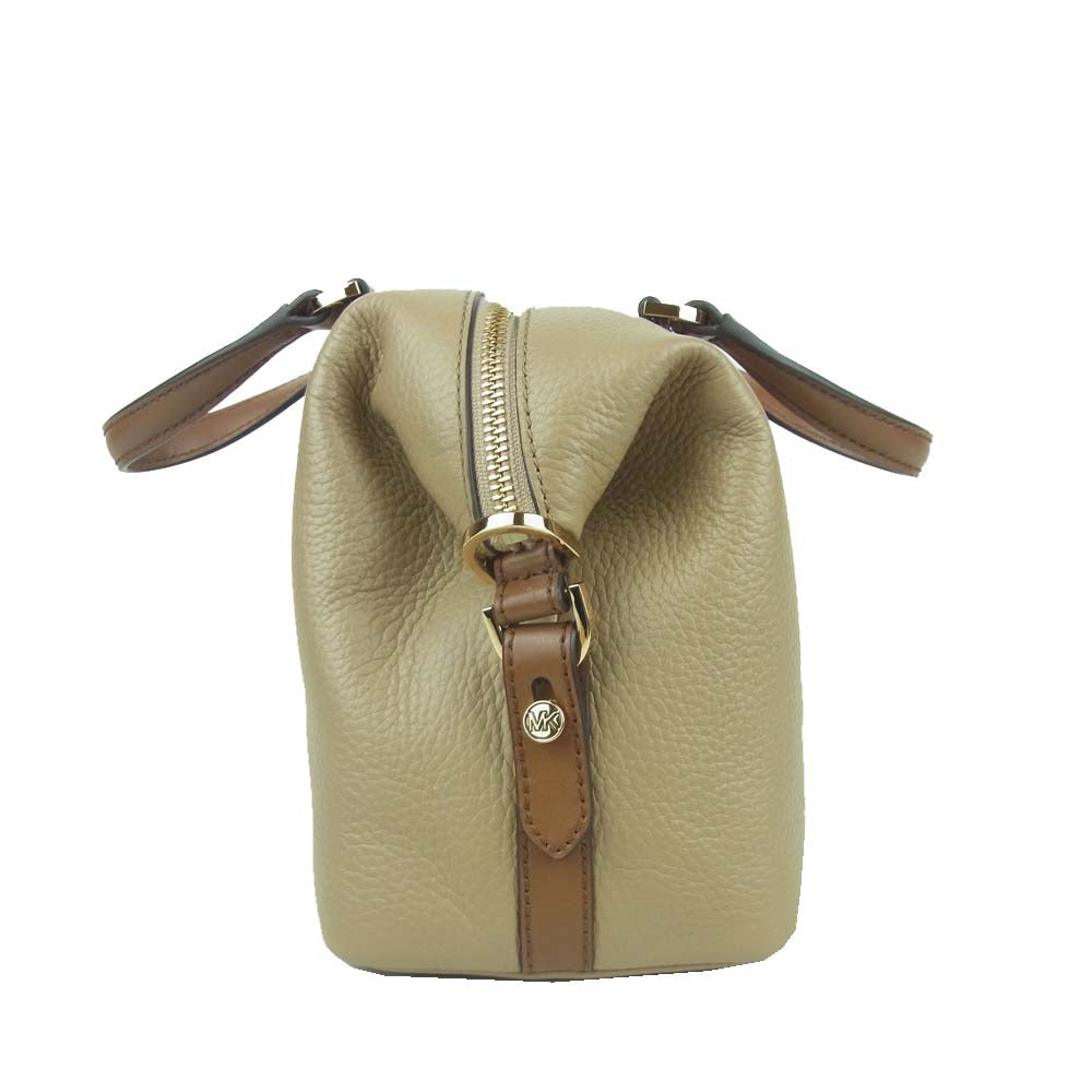 Michael Kors マイケルコース サッチェル スモール 2WAY ハンド ショルダー バッグ ブラウン系【中古】
