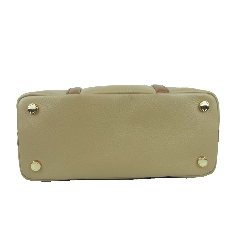 Michael Kors マイケルコース サッチェル スモール 2WAY ハンド ショルダー バッグ ブラウン系【中古】