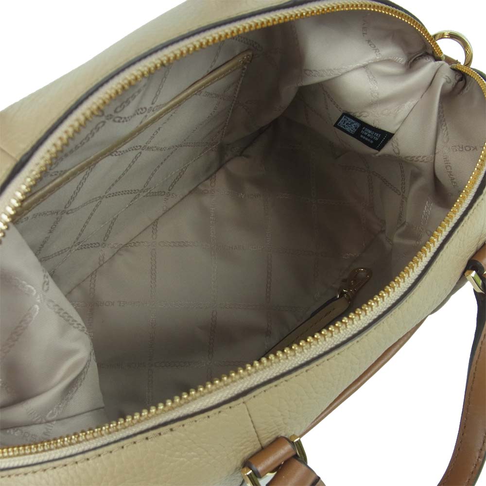 Michael Kors マイケルコース サッチェル スモール 2WAY ハンド ショルダー バッグ ブラウン系【中古】