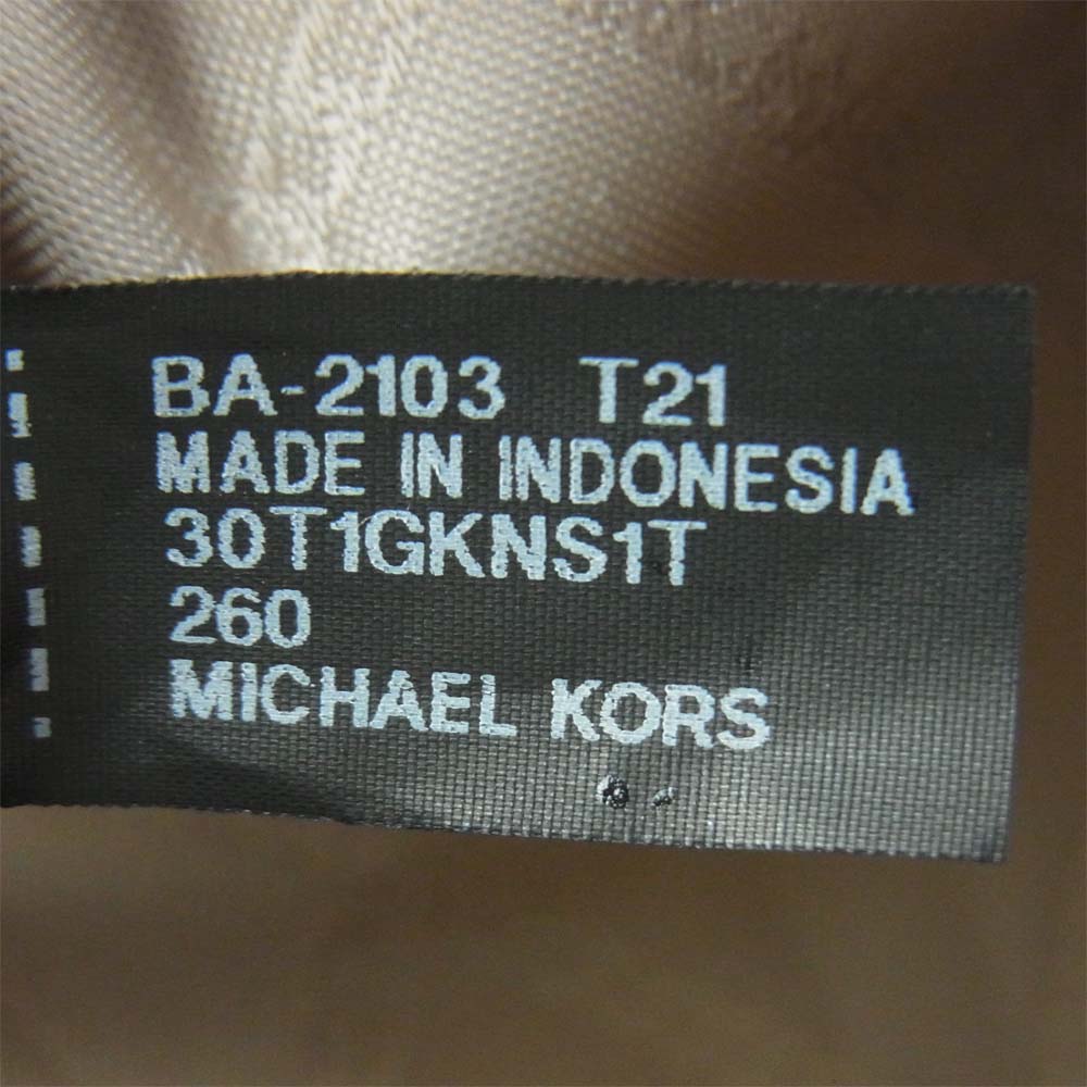 Michael Kors マイケルコース サッチェル スモール 2WAY ハンド ショルダー バッグ ブラウン系【中古】