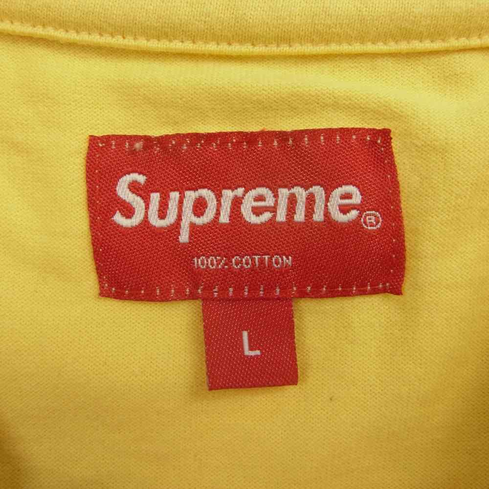 Supreme シュプリーム 22SS Small Box Tee Tee スモール ボックス Tシャツイエロー イエロー系 L【美品】【中古】