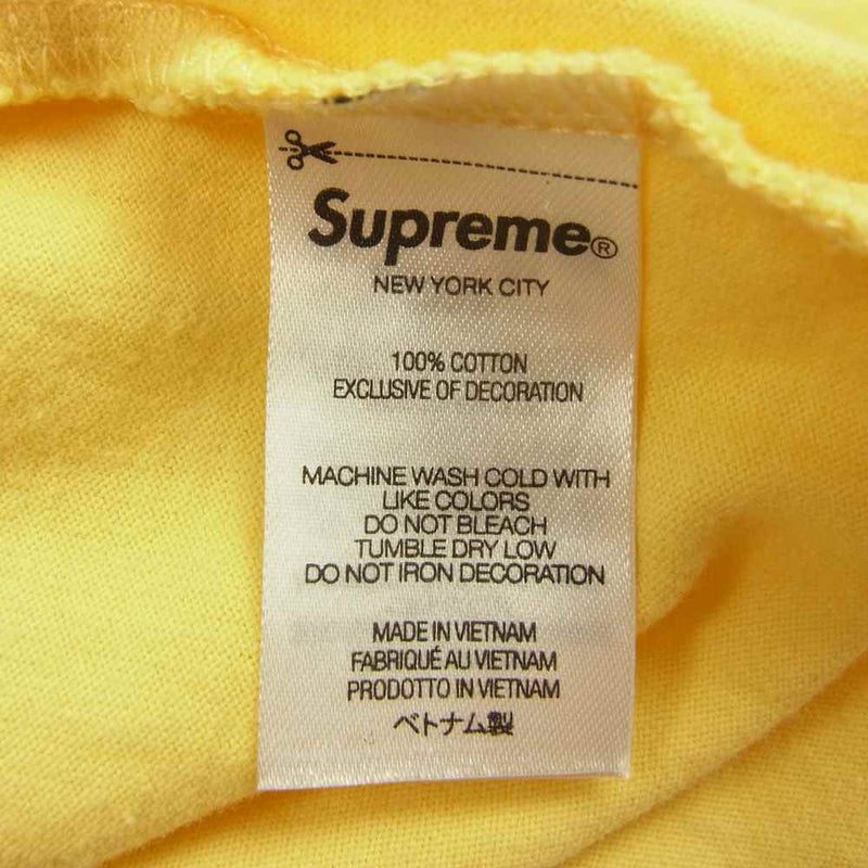 Supreme シュプリーム 22SS Small Box Tee Tee スモール ボックス Tシャツイエロー イエロー系 L【美品】【中古】