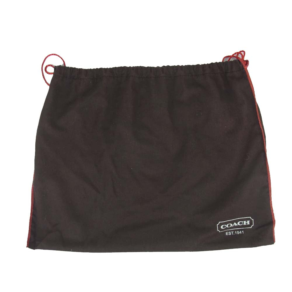 COACH コーチ 8K06 ハンプトンズ キャリオール シグネチャー ハンド バッグ ブラウン系 ベージュ系【中古】