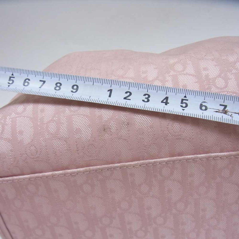 Dior ディオール 07BO1026 トロッター ハンド バッグ イタリア製 ピンク系【中古】