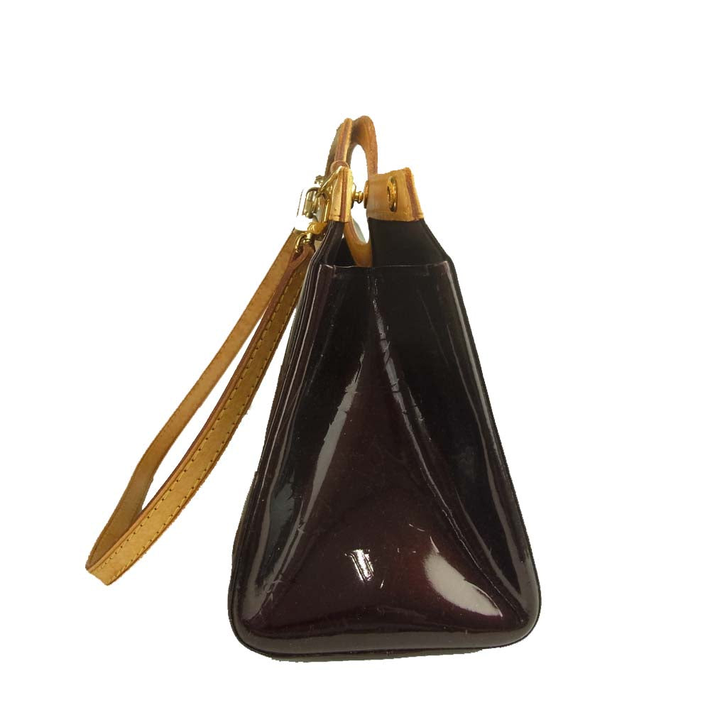 LOUIS VUITTON ルイ・ヴィトン M93569 ヴェルニ ロクスバリー ドライブ エナメル 2WAY ハンド ショルダー バッグ ワインレッド系【中古】