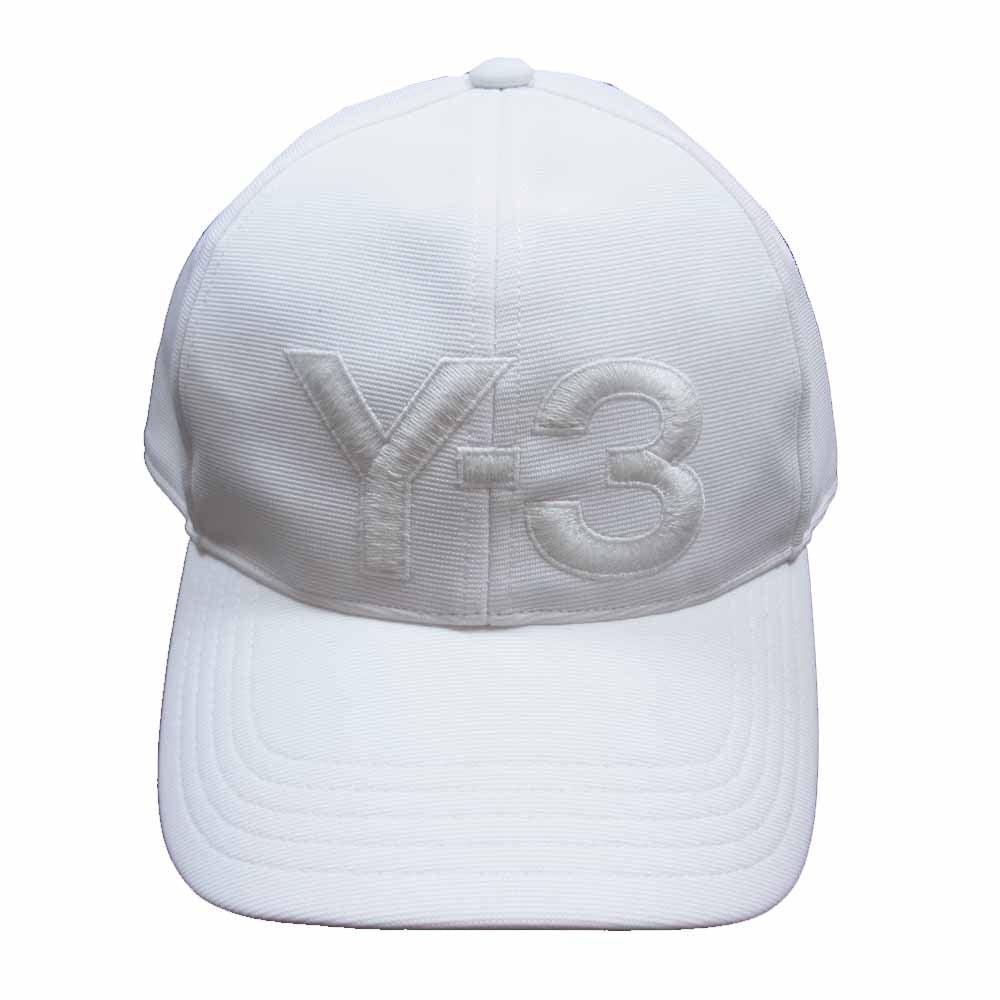 Yohji Yamamoto ヨウジヤマモト Y-3 ワイスリー DY9345 LOGO CAP ロゴ キャップ ホワイト系【新古品】【未使用】【中古】