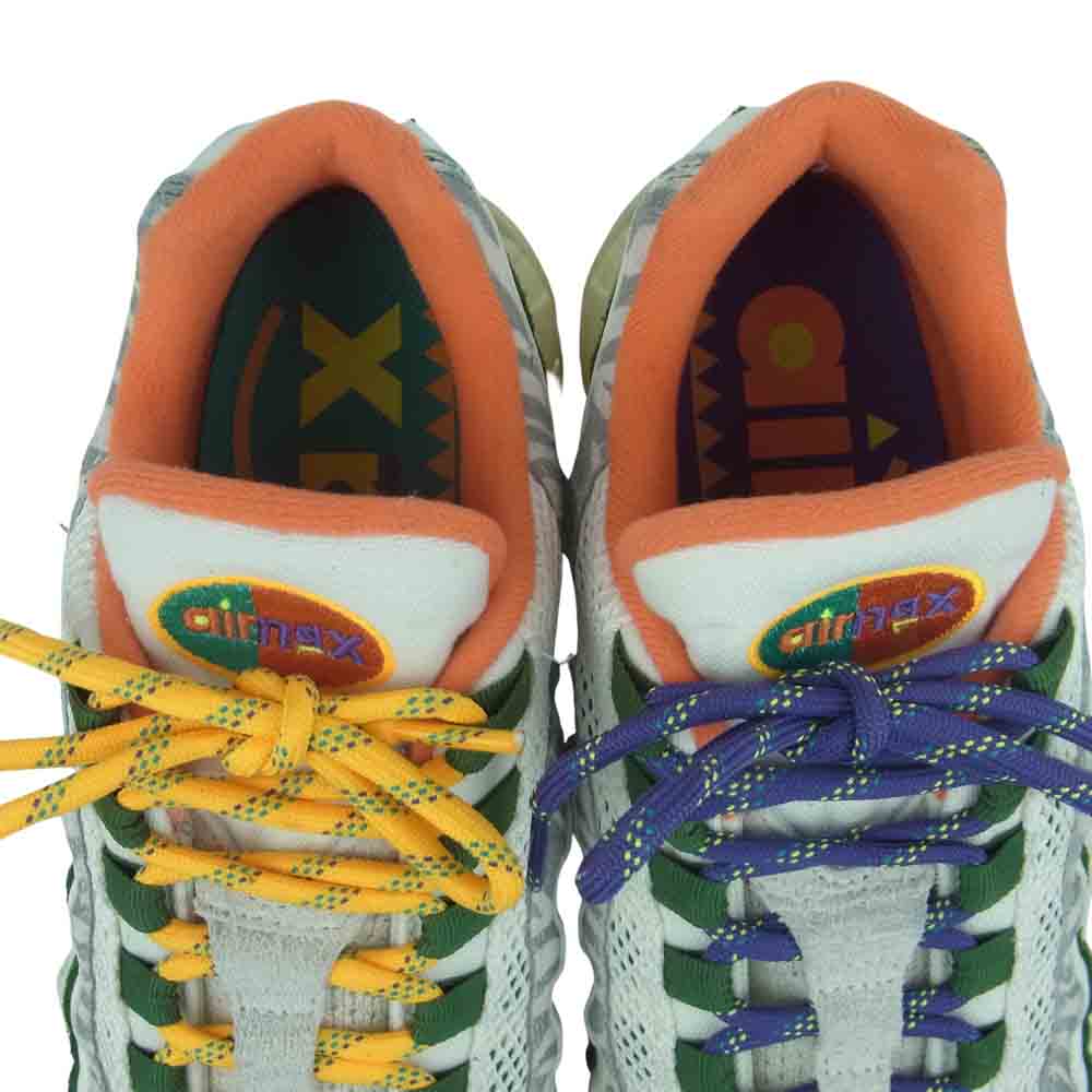 NIKE ナイキ CZ9723-100 AIR MAX 95 ERA SAIL NEW GREEN-FOREST エア マックス スニーカー オフホワイト系 27cm【中古】