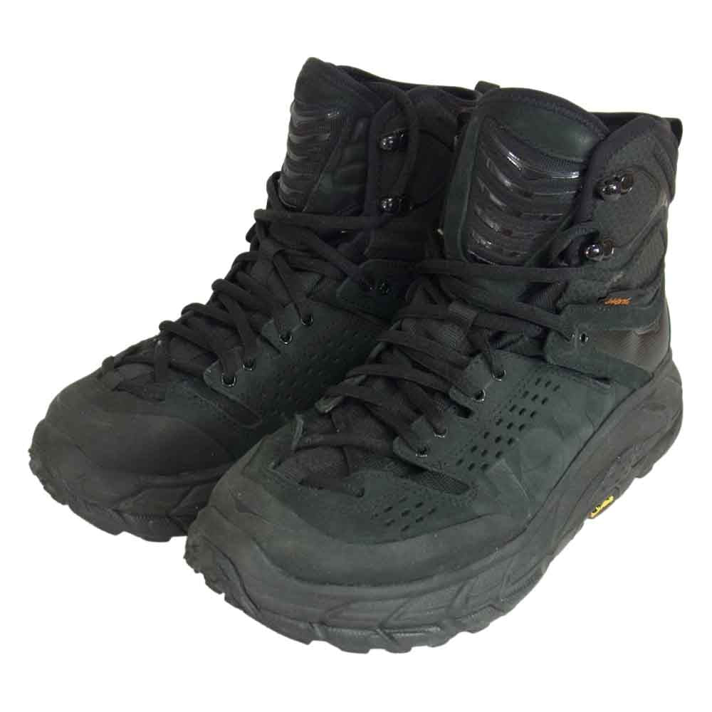 ホカ オネオネ 1008334 TOR ULTRA HI WP BLACK トゥ ウルトラ ハイ ウォータープルーフ トレッキング ブーツ ブラック系 26cm【中古】