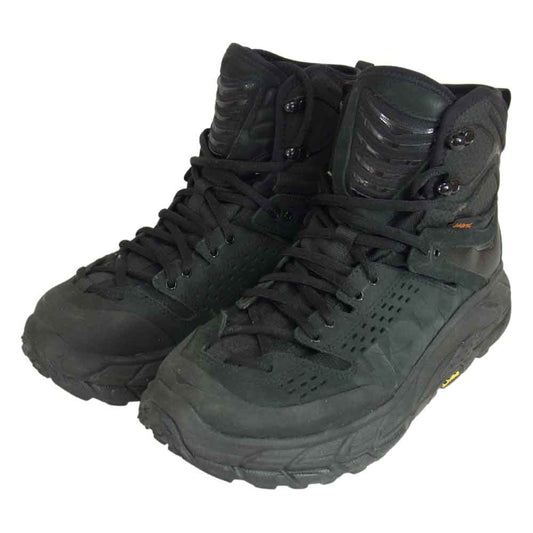 ホカ オネオネ 1008334 TOR ULTRA HI WP BLACK トゥ ウルトラ ハイ ウォータープルーフ トレッキング ブーツ ブラック系 26cm【中古】