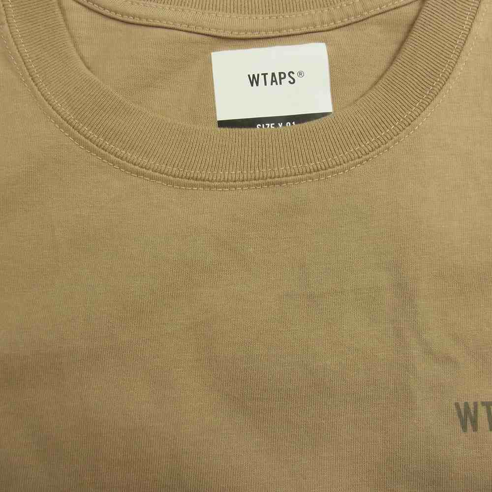 WTAPS ダブルタップス 22SS  SCREEN MOON & STAR T-SHIRT BEIGE ムーン & スター Tシャツ ベージュ系 1【中古】