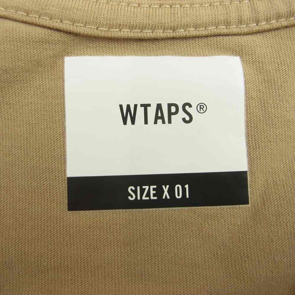 WTAPS ダブルタップス 22SS  SCREEN MOON & STAR T-SHIRT BEIGE ムーン & スター Tシャツ ベージュ系 1【中古】