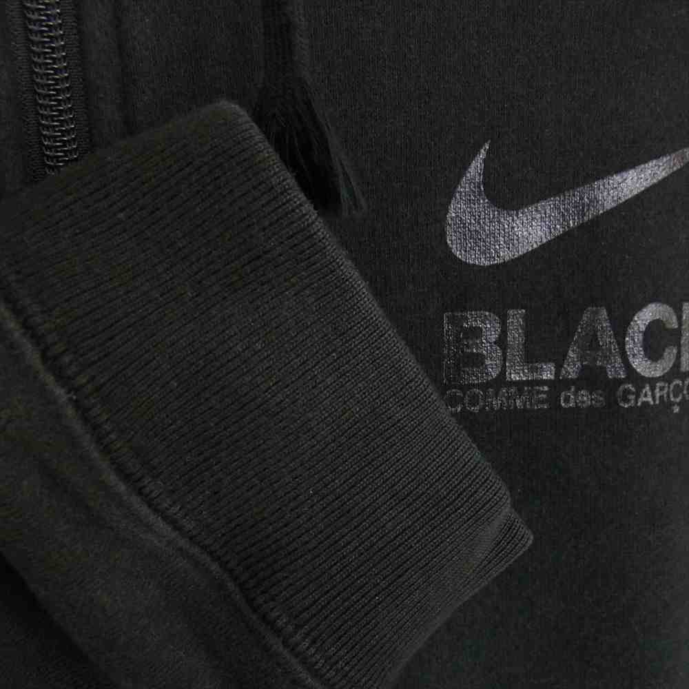 COMME des GARCONS コムデギャルソン BLACK × NIKE ナイキ 1B-T106 ジップ パーカー ブラック系 XXL【中古】