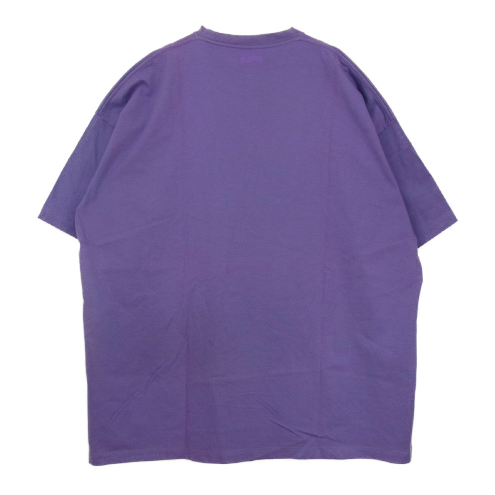 VETEMENTS ヴェトモン 20SS  SS20TR413 MILK TEE ミルク ロゴ プリント Tシャツ パープル系 XL【中古】