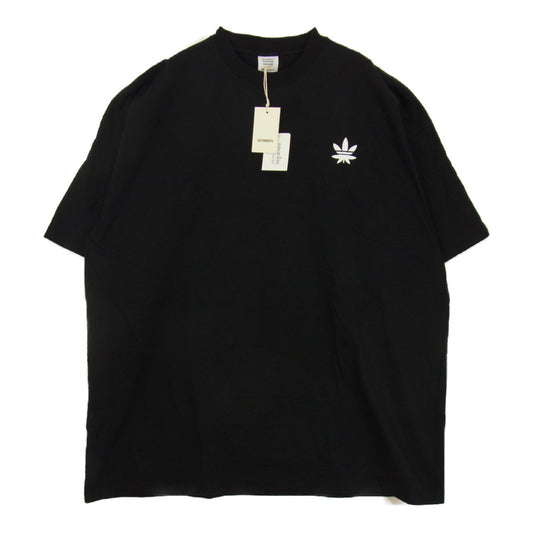 VETEMENTS ヴェトモン 20SS SS20TR409 Maria Logo Tee マリア マリファナ ロゴ Tシャツ ブラック系 XL【中古】
