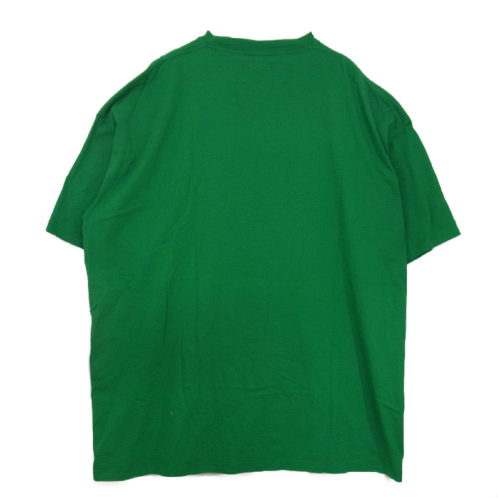 VETEMENTS ヴェトモン 20SS SS20TR373 BEER BADGE Tee ビール バッジ Tシャツ グリーン系 XL【中古】