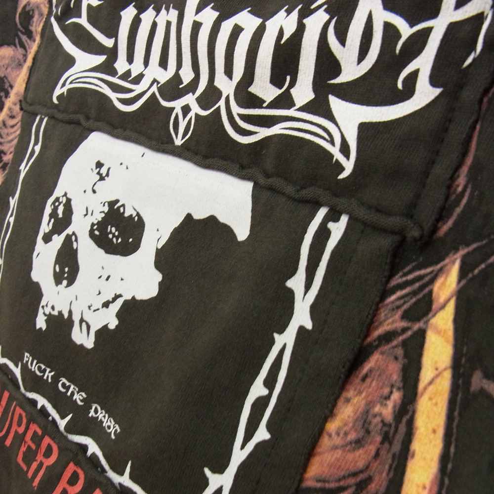 VETEMENTS ヴェトモン 20AW UAH21TR550 Metal Patch Tee メタル パッチ Tシャツ ブラック系 XL【中古】