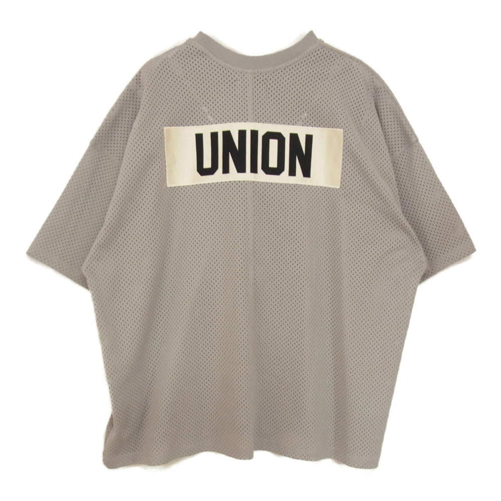 FEAR OF GOD フィアオブゴッド Fifth Collection 国内正規品 5C17M 139190 UNION ユニオン メッシュ  ベースボール シャツ グレー系 M【中古】