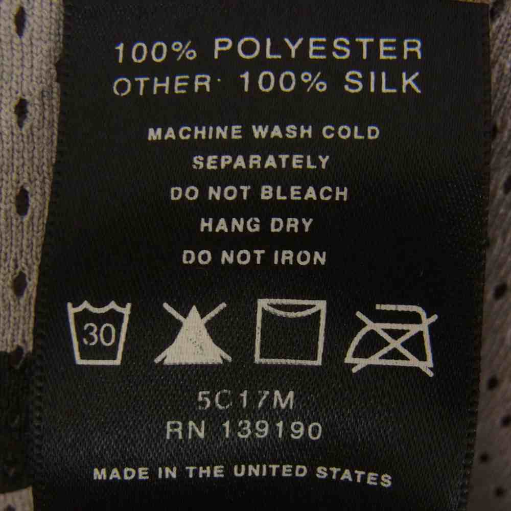 FEAR OF GOD フィアオブゴッド Fifth Collection 国内正規品 5C17M 139190 UNION ユニオン メッシュ ベースボール シャツ グレー系 M【中古】