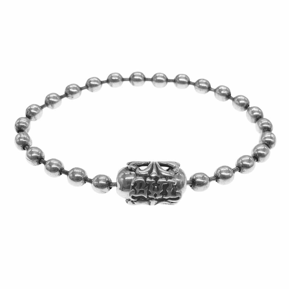 BILL WALL LEATHER ビルウォールレザー B536 ギャランティ付属 Large Ball Chain Bracelet ラージボールチェーン ブレスレット シルバー系【中古】