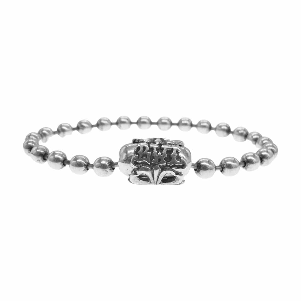 BILL WALL LEATHER ビルウォールレザー B536 ギャランティ付属 Large Ball Chain Bracelet ラージボールチェーン ブレスレット シルバー系【中古】