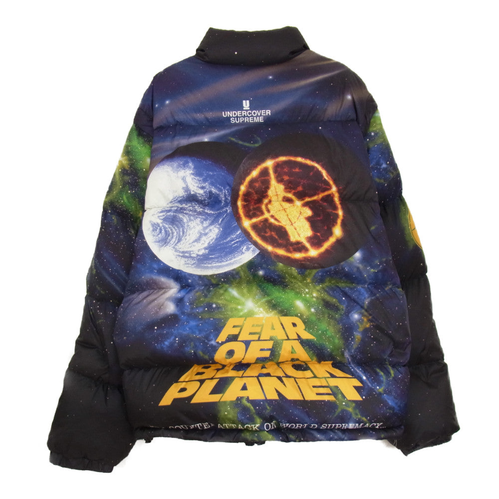 Supreme シュプリーム 18SS × UNDERCOVER アンダーカバー Public Enemy Puffy Jacket パブリックエネミー パフィー ダウン ジャケット ブラック系 XL【中古】