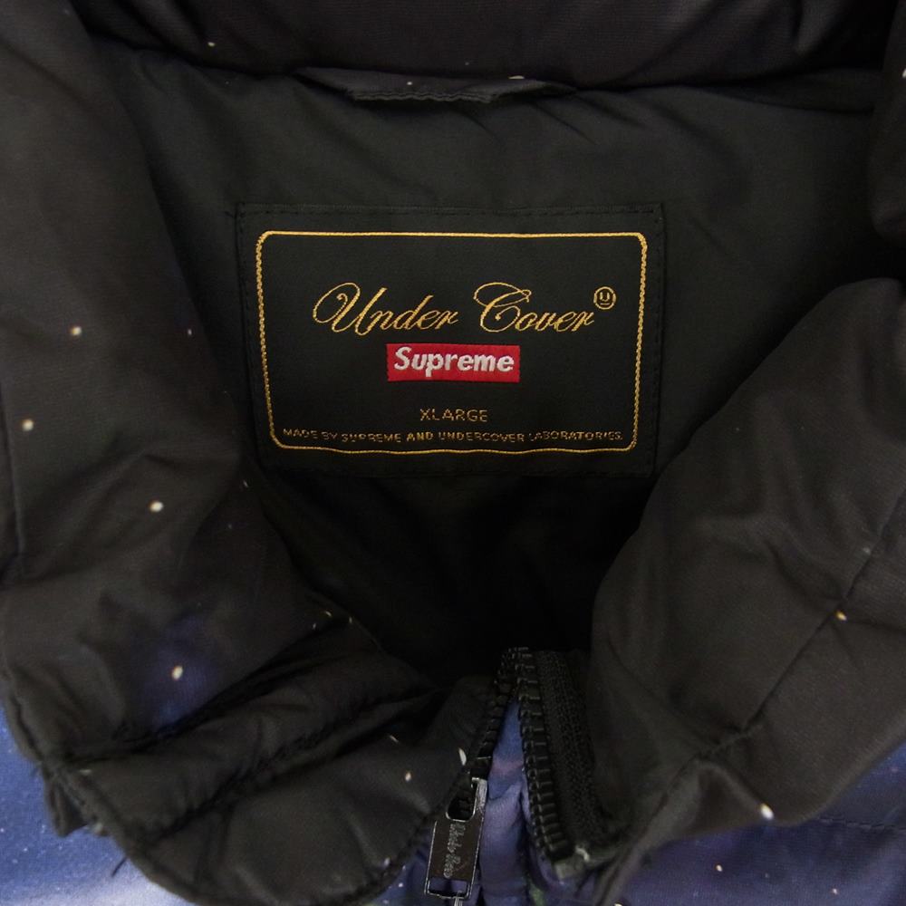 Supreme シュプリーム 18SS × UNDERCOVER アンダーカバー Public Enemy Puffy Jacket パブリックエネミー パフィー ダウン ジャケット ブラック系 XL【中古】
