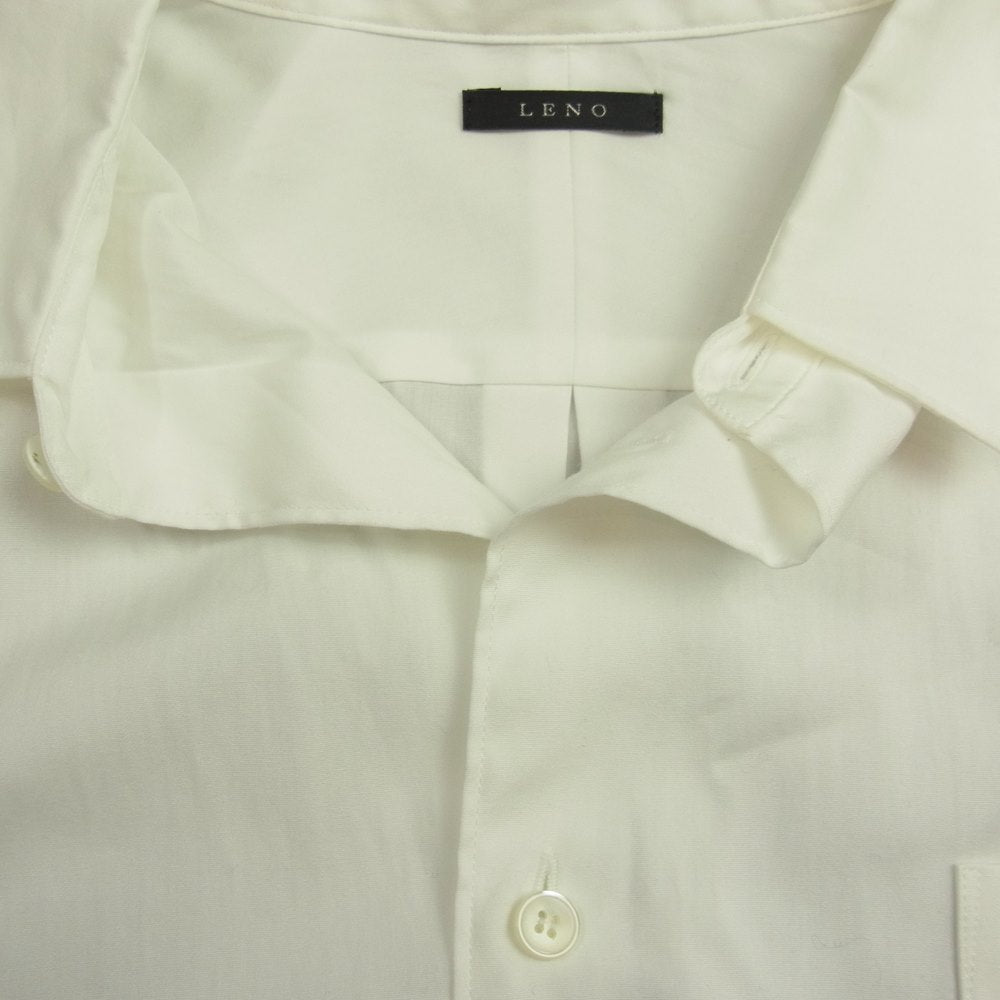リノ H2101-SH004 OVERSIZED SHIRT オーバーサイズシャツ ホワイト系 1【美品】【中古】