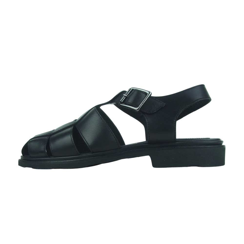 Paraboot パラブーツ 84181 21H IBERIS イベリス レザー グルカ サンダル ブラック系 3.5【極上美品】【中古】