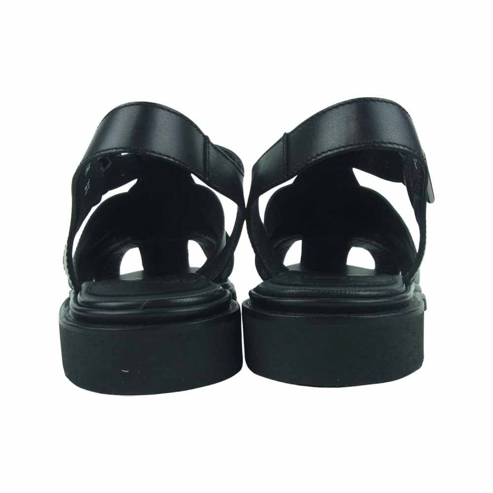 Paraboot パラブーツ 84181 21H IBERIS イベリス レザー グルカ サンダル ブラック系 3.5【極上美品】【中古】