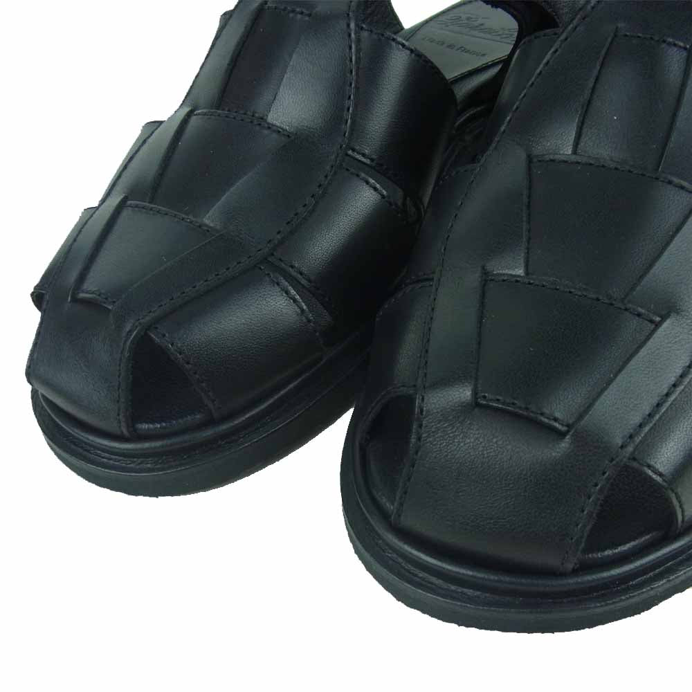 Paraboot パラブーツ 84181 21H IBERIS イベリス レザー グルカ サンダル ブラック系 3.5【極上美品】【中古】