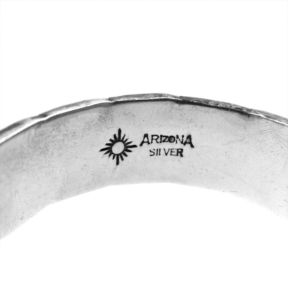 ARIZONA FREEDOM アリゾナフリーダム シェル スタンプ バングル シルバー系【中古】