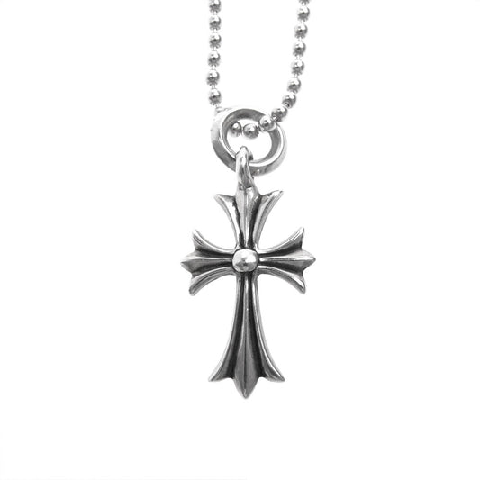 CHROME HEARTS クロムハーツ（原本有） タイニー CHクロス チャーム トップ シルバー系【中古】