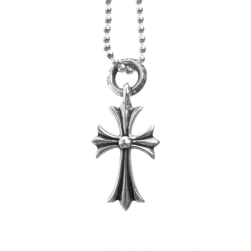 CHROME HEARTS クロムハーツ（原本有） タイニー CHクロス チャーム トップ シルバー系【中古】
