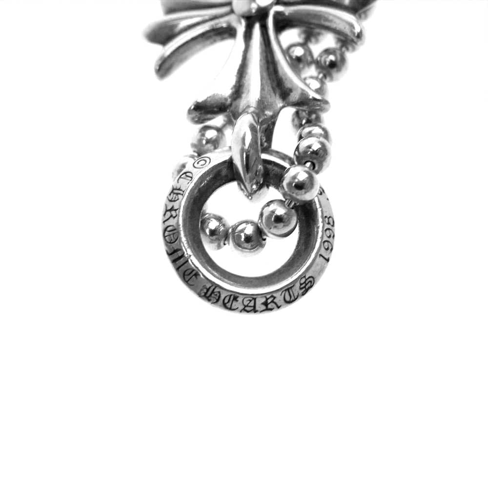CHROME HEARTS クロムハーツ（原本有） タイニー CHクロス チャーム トップ シルバー系【中古】