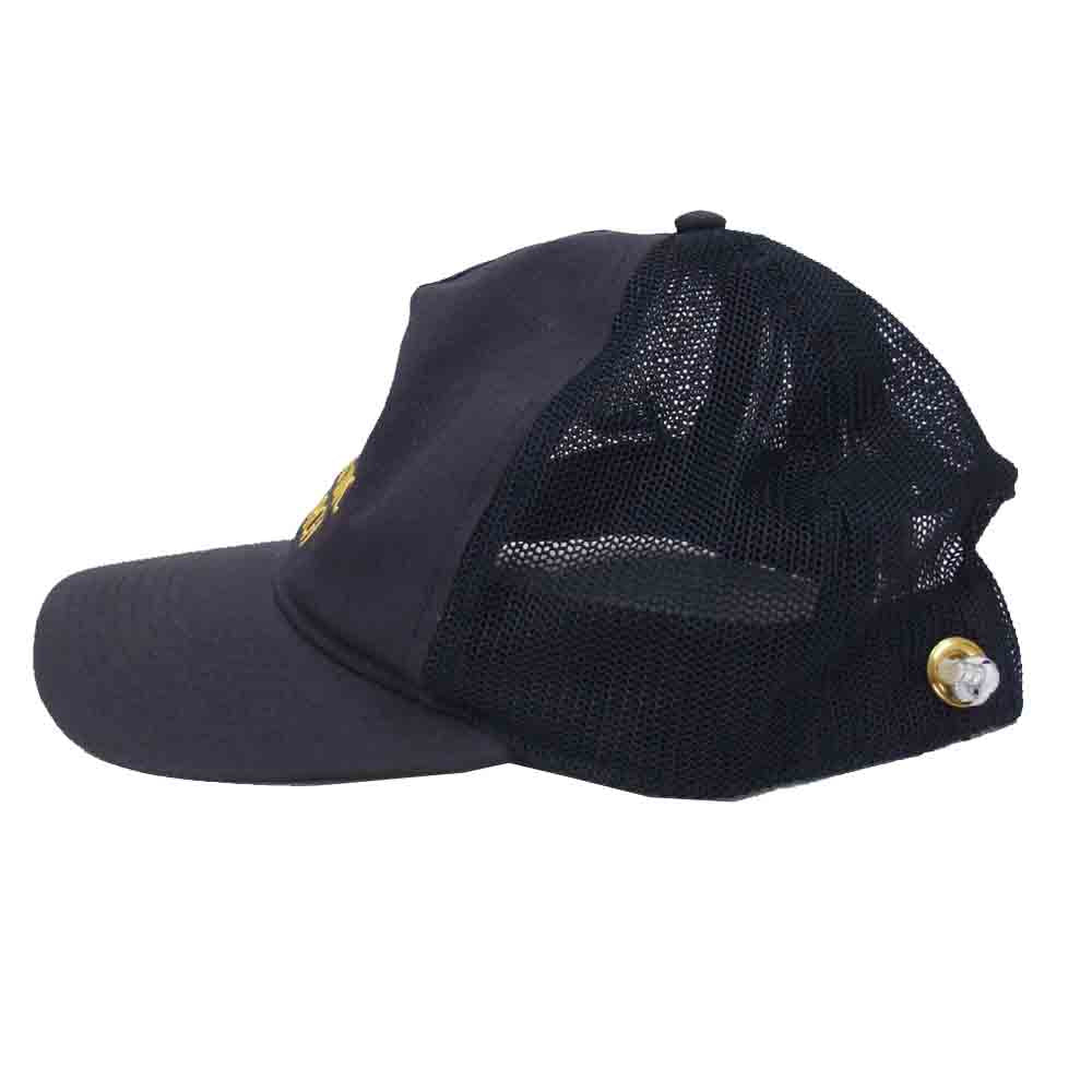 ウェスタンハイドロダイナミックリサーチ WHR ロゴ メッシュ キャップ ネイビー系【中古】